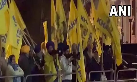 பிரிட்டனில் இந்திய வெளியுறவு மந்திரி ஜெய்சங்கருக்கு காலிஸ்தான் ஆதரவாளர்கள் எதிர்ப்பு