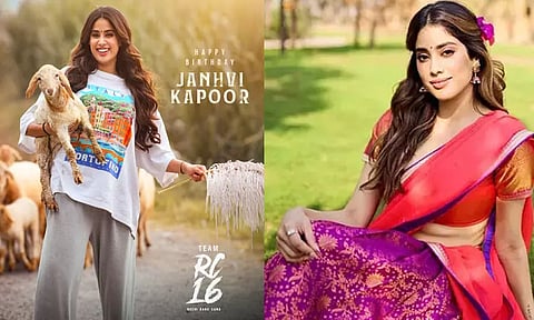 ஜான்வி கபூர் பிறந்தநாளையொட்டி "ஆர்சி16" சிறப்பு போஸ்டரை பகிர்ந்த படக்குழு