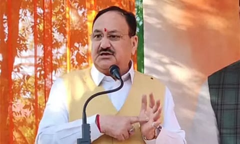 'காங்கிரஸ் இன்று ஒரு தேசிய கட்சி அல்ல' - ஜே.பி.நட்டா விமர்சனம்