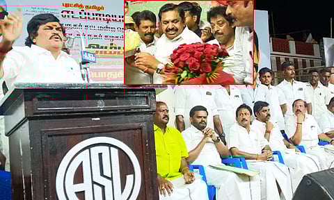 ராஜேந்திரபாலாஜியின் மிரட்டல் பேச்சு; எடப்பாடி பழனிசாமியுடன் மாபா. பாண்டியராஜன் சந்திப்பு