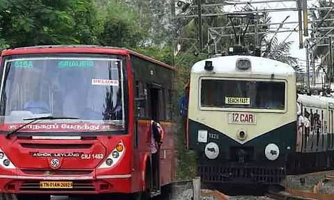 மின்சார ரெயில்கள் ரத்து - சிறப்பு பேருந்துகள் இயக்கம்