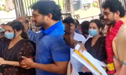 சவுந்தர்யா ரஜினிகாந்த் மதுரை கள்ளழகர் கோவிலில் வழிபாடு