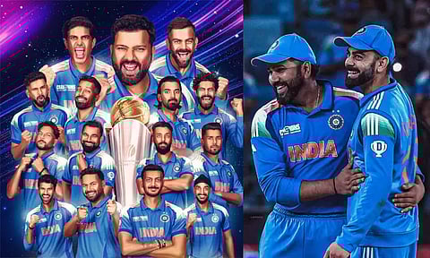 சாம்பியன்ஸ் டிராபி: கோப்பையை வென்ற இந்திய அணிக்கு தமிழக அரசியல் கட்சி தலைவர்கள் வாழ்த்து