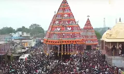 மாசிமக பிரம்மோற்சவம்: விருத்தாசலம் விருத்தகிரீஸ்வரர் கோவிலில் தேரோட்டம்