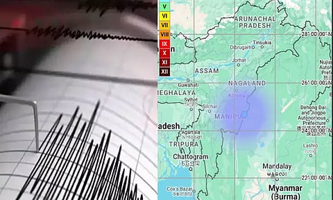 மணிப்பூரில் நிலநடுக்கம்; ரிக்டரில் 3.8 ஆக பதிவு
