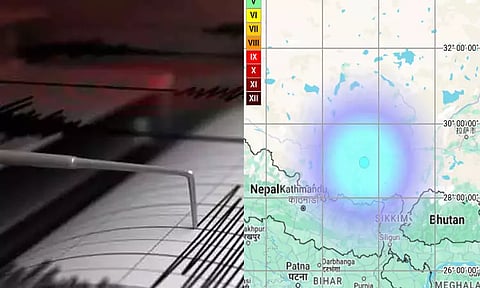 திபெத்தில் நிலநடுக்கம்: ரிக்டரில் 4.3 ஆக பதிவு