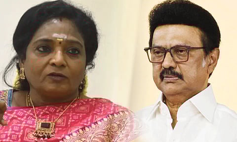 முதல்-அமைச்சர் மு.க.ஸ்டாலின் தனது பெயரை மாற்றத் தயாரா..? - தமிழிசை சவுந்தரராஜன் கேள்வி