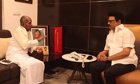 இளையராஜாவுக்கு பாராட்டு விழா - முதல்-அமைச்சர் மு.க.ஸ்டாலின் அறிவிப்பு