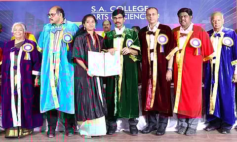 எஸ்.ஏ. கலை மற்றும் அறிவியல் கல்லூரி பட்டமளிப்பு விழா