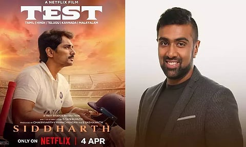 சித்தார்த்தின் "டெஸ்ட்" படத்தை பாராட்டிய அஸ்வின்