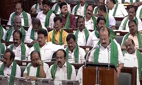 வேளாண்மை பட்ஜெட் நிறைவு: 1 மணி நேரம் 42 நிமிடங்கள் உரையாற்றிய அமைச்சர் எம்.ஆர்.கே. பன்னீர்செல்வம்