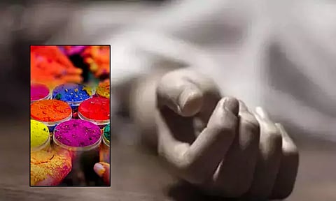 ஹோலியின்போது மாமனார் முகத்தில் வண்ணம் பூசியதால் திட்டிய மாமியார்; மருமகள் தற்கொலை