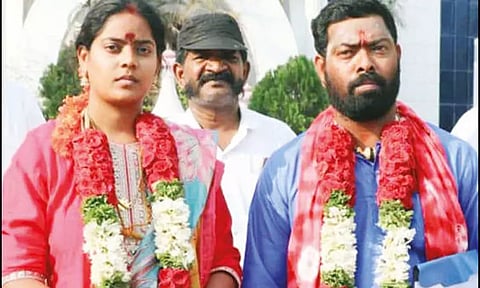 திருவண்ணாமலை: சமூக சேவகர் காதல் திருமணம்; பாதுகாப்பு கேட்டு போலீசில் தஞ்சம்