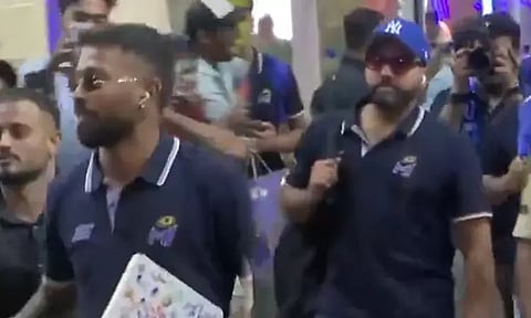 ஐபிஎல்: சென்னை வந்தடைந்த மும்பை அணியினர்