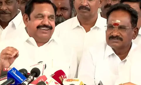 எங்கள் கணக்கை நாங்கள் பார்த்துக் கொள்கிறோம் - தங்கம் தென்னரசுக்கு எடப்பாடி பழனிசாமி பதிலடி