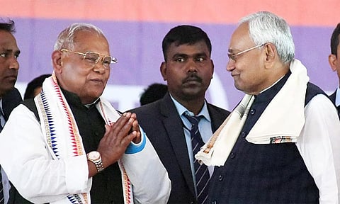 தேசிய கீதத்தை அவமதித்தாரா? நிதிஷ்குமார் மீது தவறு இல்லை; ஜிதன் ராம் மஞ்சி கருத்து