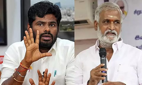 ரவுடி சரித்திர பதிவேட்டில் இருந்தவர் அமைச்சர் சேகர்பாபு: அண்ணாமலை தாக்கு