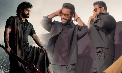 Jr. NTR dances to the song 'Ayudha Pooja' in Japan