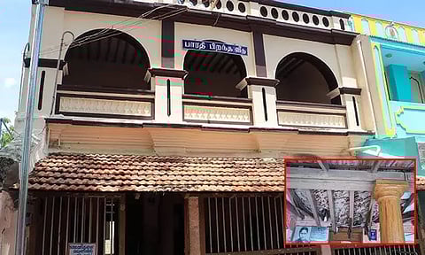 தூத்துக்குடி: மழையால் சேதமடைந்த மகாகவி பாரதியார் இல்லத்தின் சீரமைப்பு பணிகள் தொடங்கின