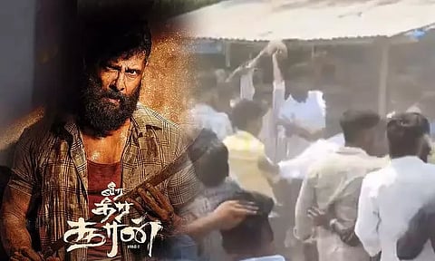 `Veera Dheera Sooran' - Fans clash in the theater