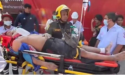 மியான்மர் நிலநடுக்கம் - சுமார் 100 பேர் உயிரிழந்ததாக தகவல்