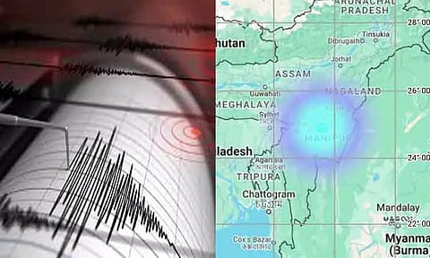 மணிப்பூரில் நிலநடுக்கம்; ரிக்டரில் 3.8 ஆக பதிவு
