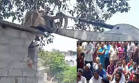 சென்னை: ஆக்கிரமிப்பை அகற்ற சென்ற அதிகாரிகள்.... எதிர்ப்பு தெரிவித்து வியாபாரிகள் போராட்டம்