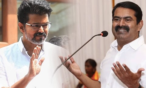 த.வெ.க. தலைவர் விஜய் பேச்சுக்கு சீமான் திடீர் ஆதரவு