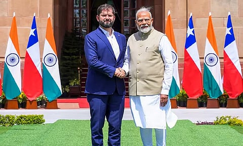 பிரதமர் மோடி, சிலி ஜனாதிபதி சந்திப்பு