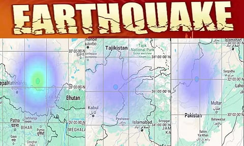 இன்று ஒரே நாளில் பாகிஸ்தான், ஆப்கானிஸ்தான், திபெத்தில் நிலநடுக்கம்