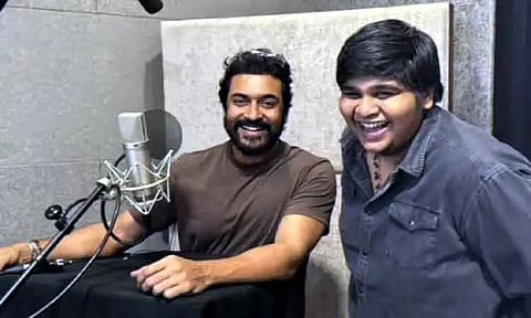 'ரெட்ரோ' படத்தின் டப்பிங் பணியை நிறைவு செய்த சூர்யா