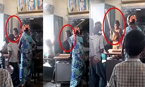 முட்டை எங்கே என கேட்ட மாணவன்?... துடைப்பத்தால் தாக்குதல் நடத்திய சத்துணவு ஊழியர்கள்