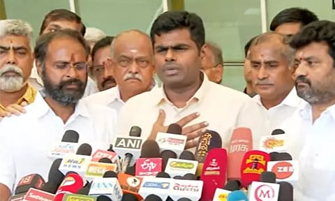 தமிழக பாஜக புதிய தலைவருக்கான போட்டியில் நான் இல்லை - அண்ணாமலை அறிவிப்பு