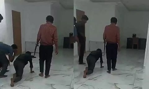 கேரளா: ஊழியரை நாய் போல் நடக்க செய்த நிறுவனம்; வைரலான வீடியோ - உண்மை என்ன?