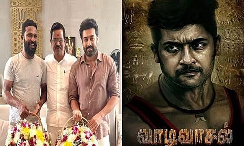 "வாடிவாசல்" படப்பிடிப்பு அப்டேட் கொடுத்த பிரபல தயாரிப்பாளர்