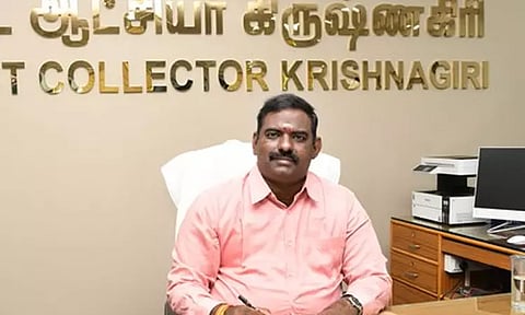 கிருஷ்ணகிரி: தமிழில் பெயர் பலகை இல்லாத கடைகளுக்கு அபராதம் - மாவட்ட ஆட்சியர்