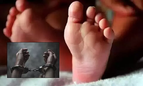 அழுதுகொண்டே இருந்த குழந்தையை தண்ணீர் தொட்டிக்குள் வீசிக் கொன்ற தாய் கைது