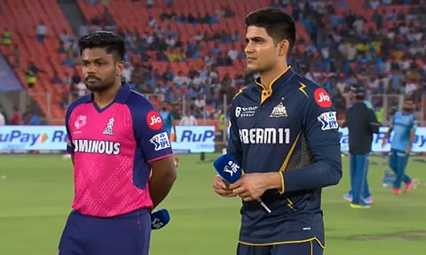 ஐ.பி.எல். கிரிக்கெட்: டாஸ் வென்ற ராஜஸ்தான் பந்துவீச்சு தேர்வு