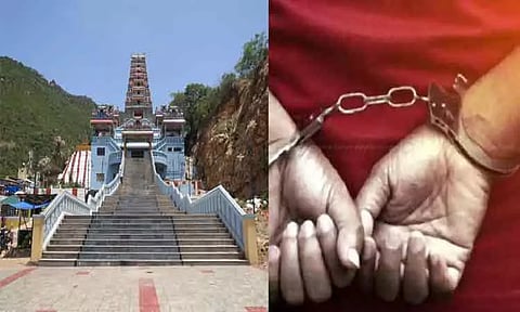 மருதமலையில் வெள்ளி வேல் திருட்டு - சாமியார் கைது