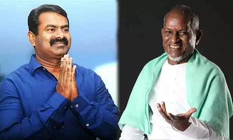 இளையராஜாவை 'இசை இறைவன்' என புகழ்ந்த சீமான்