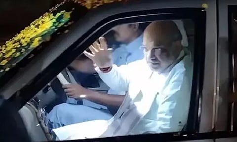 சென்னை வந்தார் மத்திய மந்திரி அமித்ஷா: நாளை முக்கிய ஆலோசனை