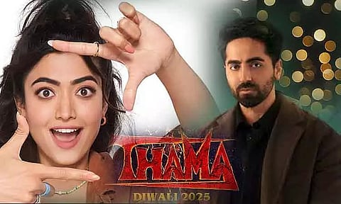 Rashmika gives an update on Thama shooting