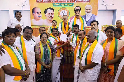 தமிழக பா.ஜ.க. மாநில தலைவராக நயினார் நாகேந்திரன் போட்டியின்றி தேர்வு