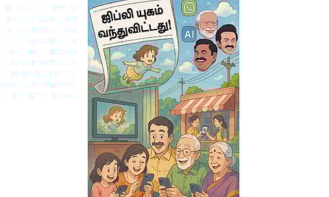 மக்களை மகிழ்விக்கும் ஜிப்லி கார்ட்டூன்