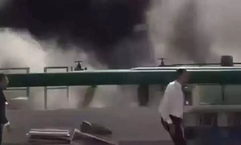 பாகிஸ்தான் சூப்பர் லீக்: வீரர்கள் தங்கியிருந்த ஓட்டலில் தீ விபத்து