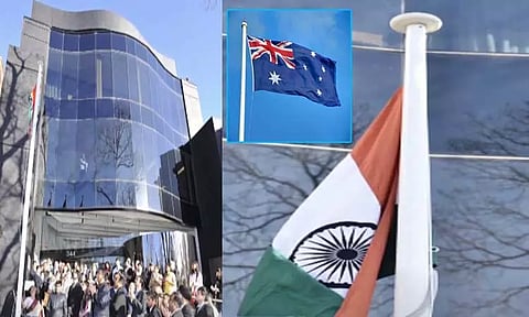 ஆஸ்திரேலியாவில் இந்திய தூதரகத்தை சேதப்படுத்திய மர்ம நபர்கள்