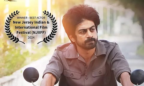 Arjun Das wins Best Actor Award for 'Rasavathi