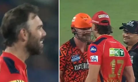 ஐதராபாத் - பஞ்சாப் ஆட்டம்: களத்தில் மோதிக்கொண்ட ஆஸி.வீரர்கள்.. வீடியோ வைரல்