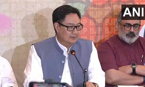 வக்புக்கு முன்னெப்போதும் இல்லாத அளவுக்கு அதிகாரம்: கேரளாவில் ரிஜிஜு பேட்டி