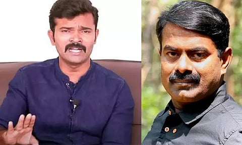 நாம் தமிழர் கட்சிக்கும், சாட்டை யூடியூப் சேனலுக்கும் தொடர்பில்லை - சீமான் பரபரப்பு அறிக்கை